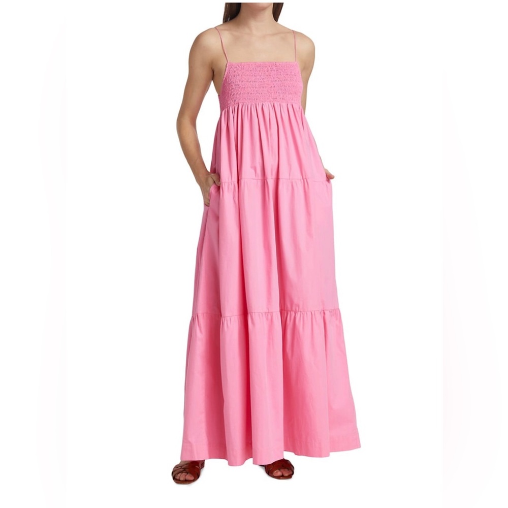 SWF Smocked Spaghetti Strap Maxi Dress (NWT)